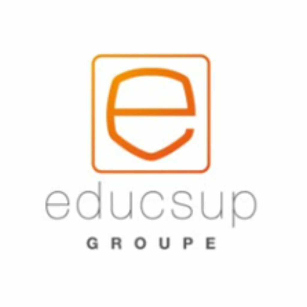Logos EDUCSUP Mastère MCoM Lodima Ouest Rennes